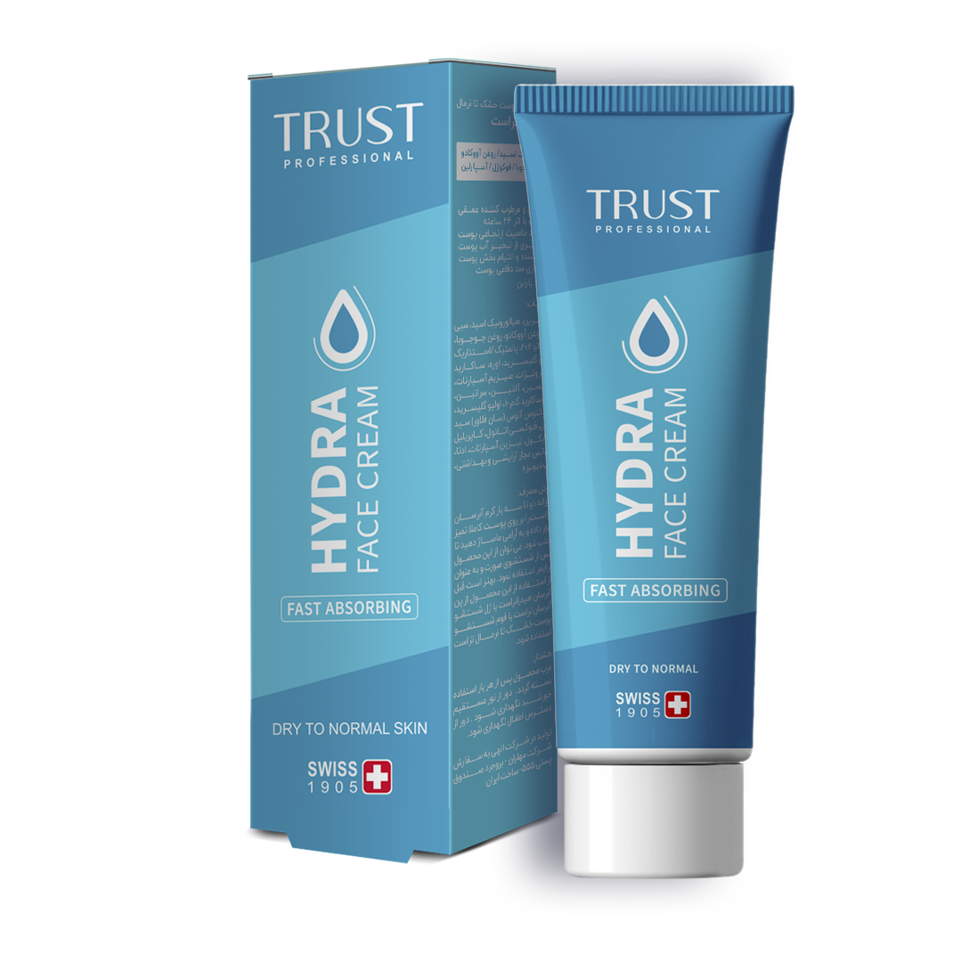 Trust کرم آب‌رسان پوست خشک و نرمال (50 ml)