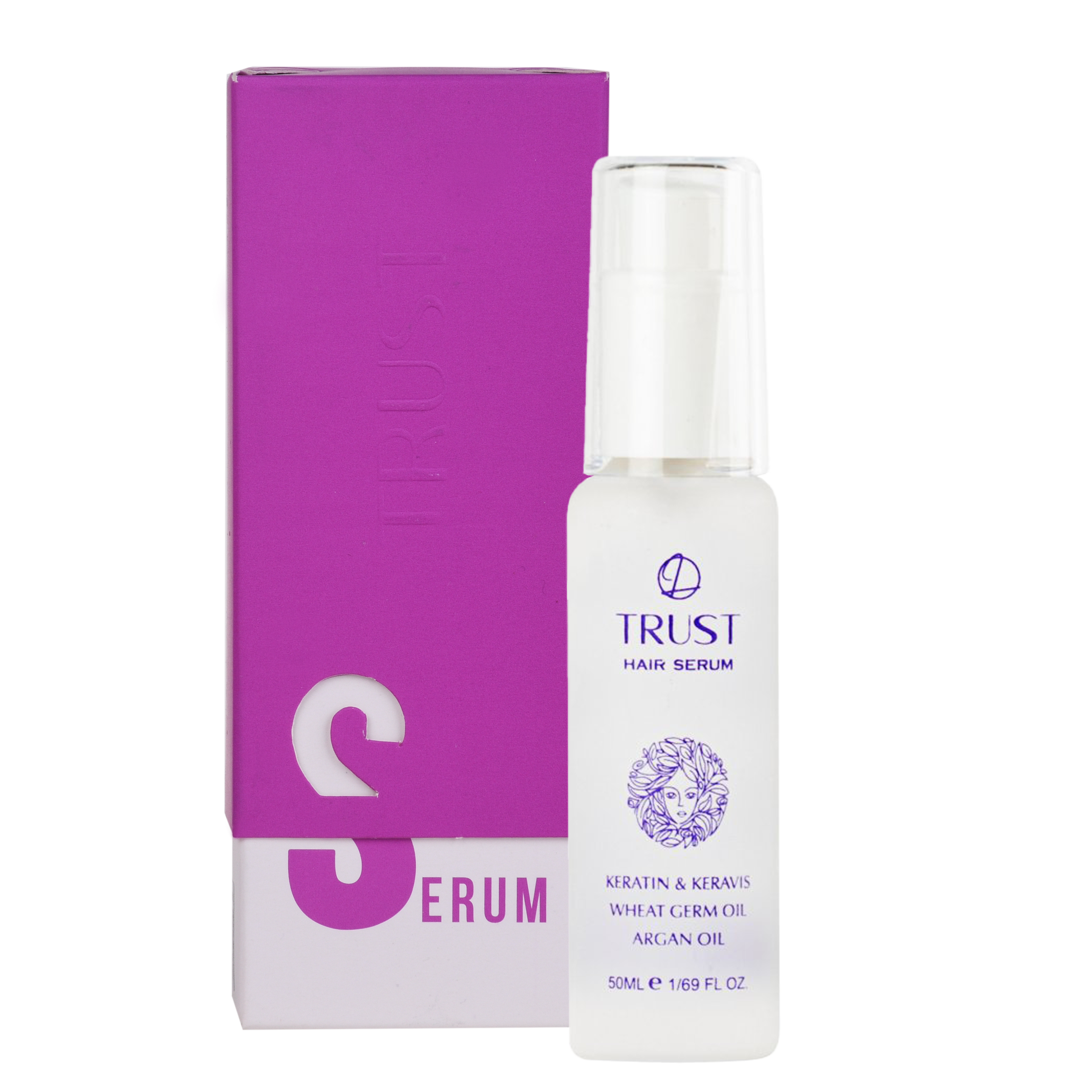 Trust سرم کراتین و آرگان (50 ml)