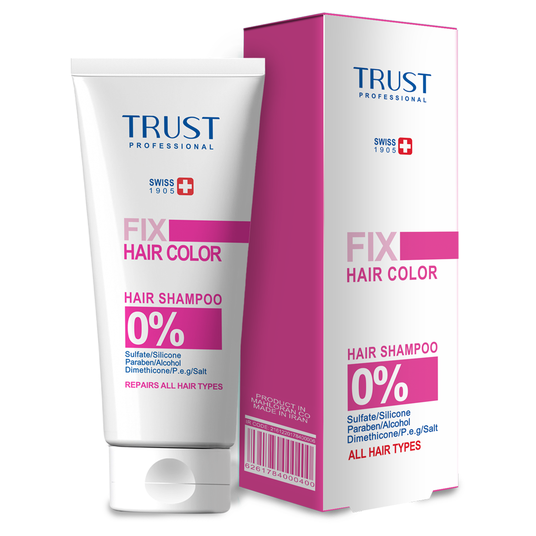 Trust شامپو تخصصی مغذی و تثبیت کننده رنگ مو (200 ml)